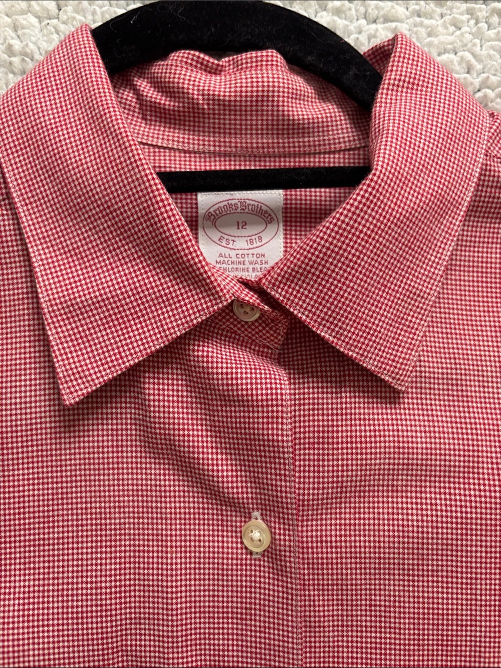 Brooks Brothers Button Down Shirt Size 12 - Picture 2 of 3